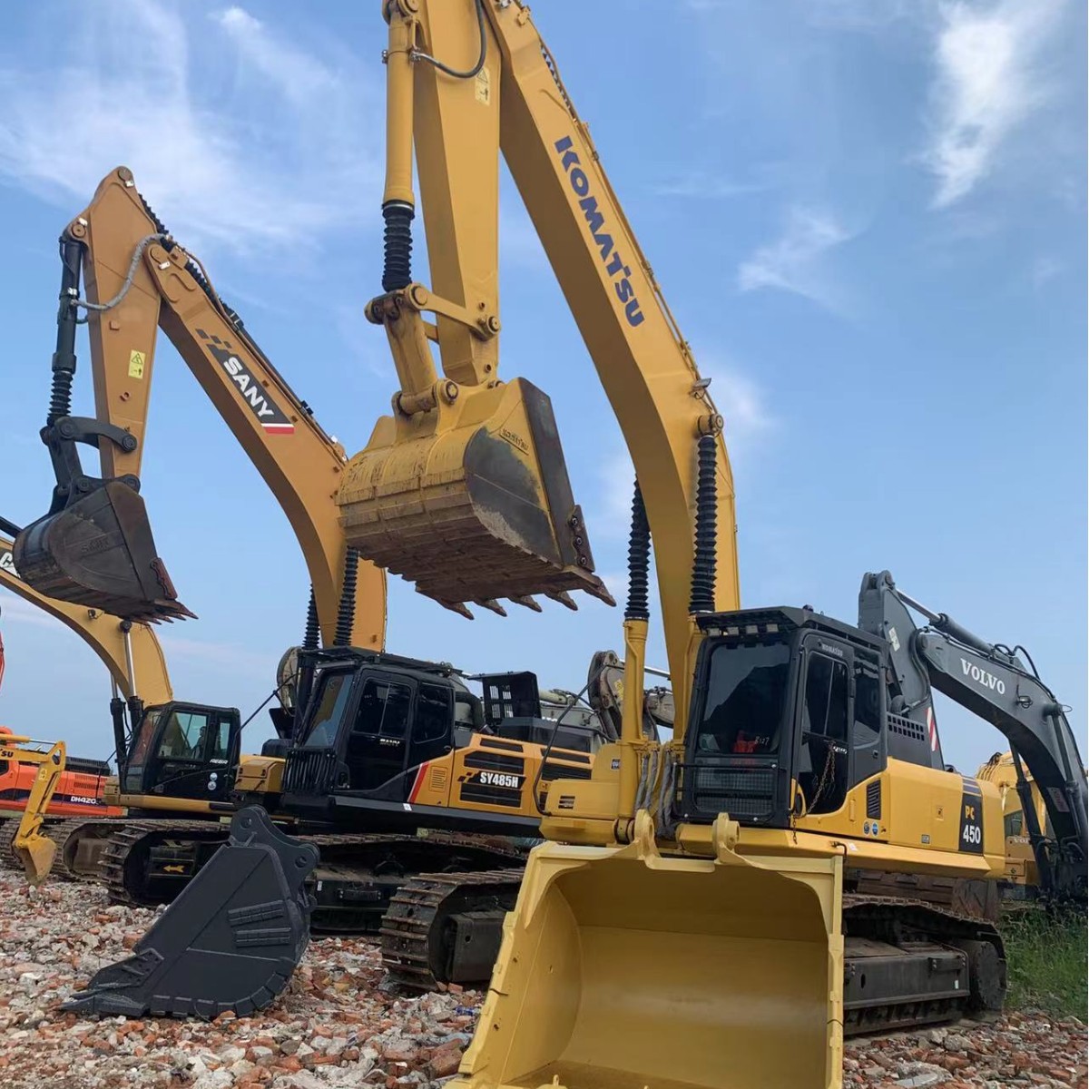 Guangdong tiene exportación de comercio exterior de segunda mano 320D Carter 312D excavadora