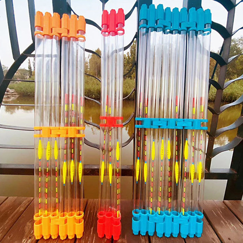Foldable float, thickened transparent six-piece fish float bucket, fishing gear and fishing supplies