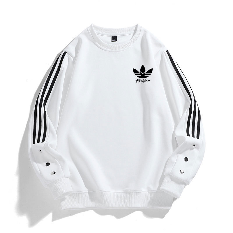 Clover's New Men's Sweatshirt, Loose Round Neck, Long Sleeves, Trendy and Versatile, Sports Casual Pullover, Spring and Autumn Style Clover's New Men's Sweatshirt, Loose Round Neck, Long Sleeves, Trendy and Versatile, Sports Casual Pullover, Spring and Autumn Style