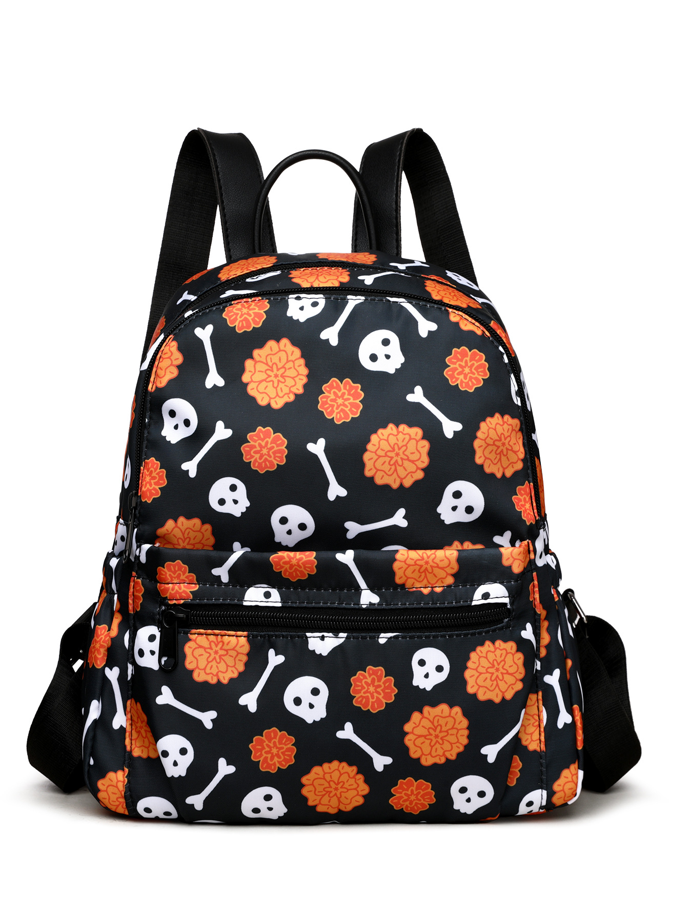 Comercio exterior al por mayor 2024 nueva tendencia de la moda señoras color de contraste mochila casual salvaje de viaje al aire libre