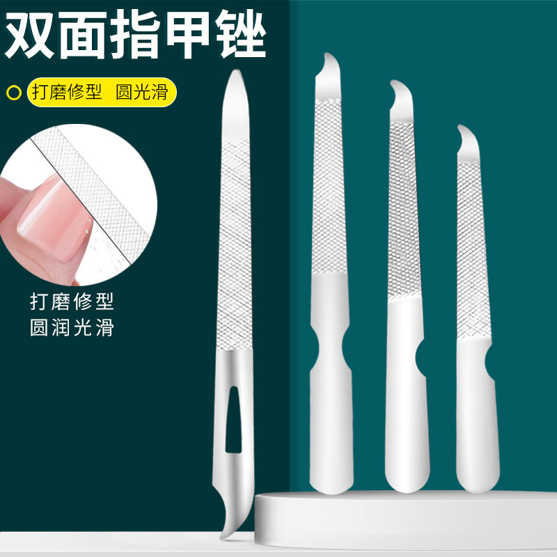 Double-sided file stainless steel for nails