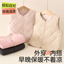 儿童马甲男童女童校服冬季棉服小学生内搭加厚保暖套装棉E18