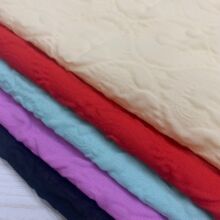 100D雪纺 压皱肌理纹理布 时尚女装面料 复合 压皱 起泡 压花面料
