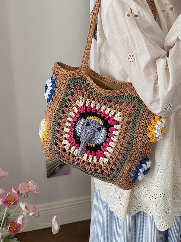 Bolsas de tejido transfronterizas para mujeres 2026 verano nuevo balneario vacaciones bolsa de playa de viaje simple bolsa de mano