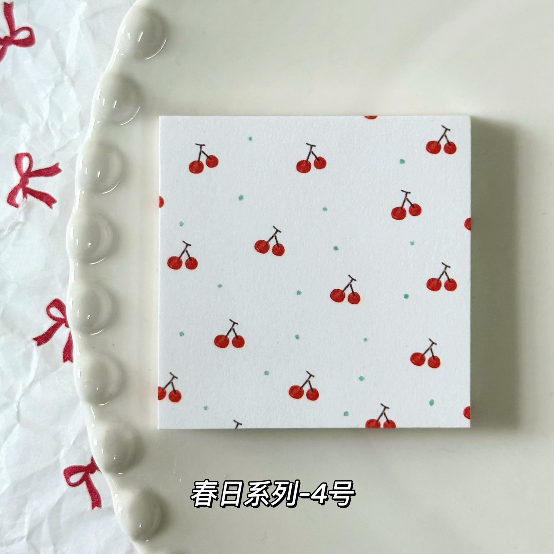 Cuaderno de anotaciones de primavera serie 5 * 5cm mini estudiantes materiales de cuentas de mano Memorando Mensaje Cuaderno de anotaciones se puede desgarrar