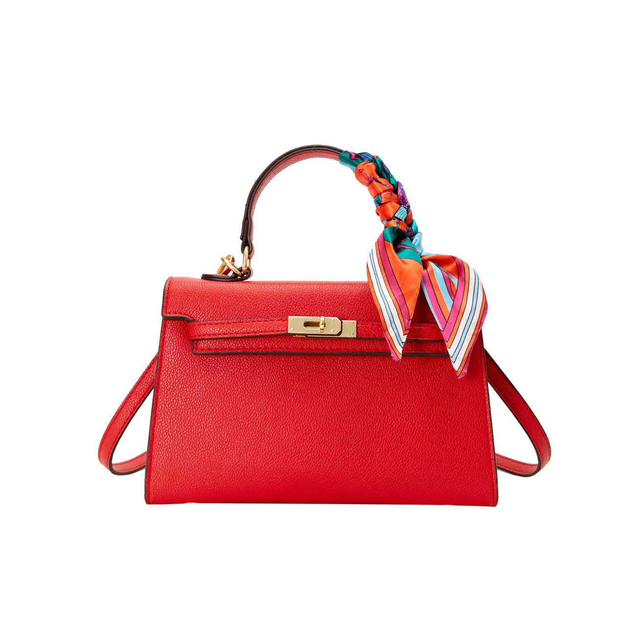 Bag2024 nuevo sentido de alta gama bolso portátil transfronterizo platino Kelly bolso moda femenina 100 bolso de hombro único