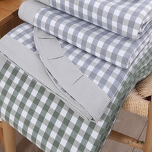 出口 特厚山东棉质老粗布床单单件 夏季棉质加厚亚麻帆布凉席床单