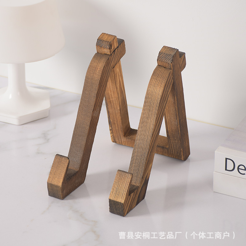 現物木製家庭用レストラン調理レシピ棚キッチンメニュー展示棚レシピ木製スタンド携帯電話スタンド|undefined