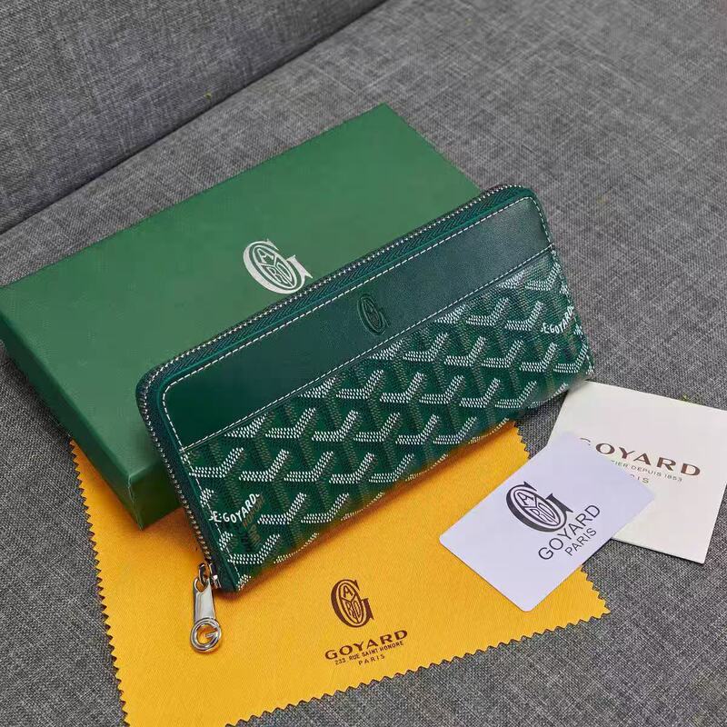 Goyard Multifunctional Document Holder, Coin Purse, Card Holder, Goyard Wallet, Zippered, Versatile, Long Style, Portable