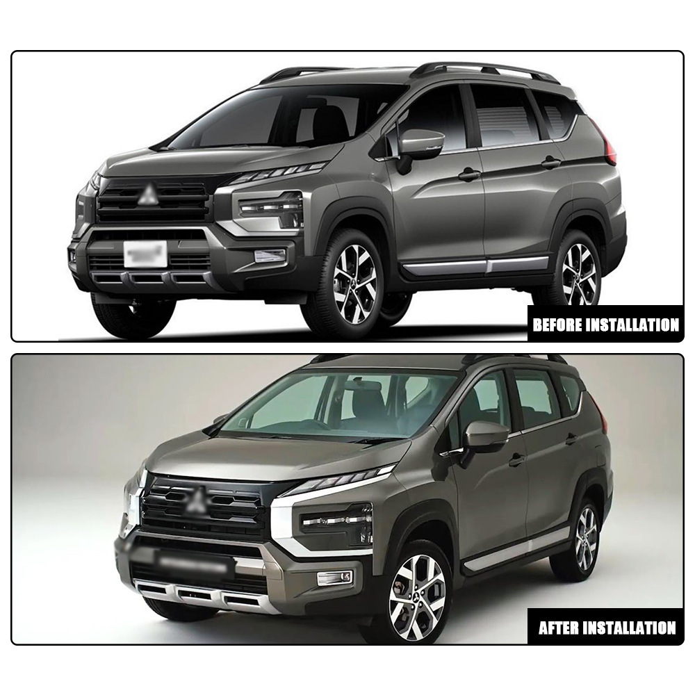 Aplicable a 23 24 años nuevo Mitsubishi expander cruzado conjunto de lámpara de niebla delantera lámpara de niebla marco de lámpara de niebla cubierta de lámpara