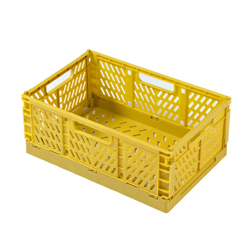 Table folding storage basket, plastic storage system, toy, storage box