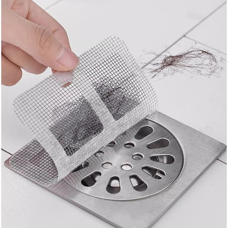 Disposable Floor Drain Stickers Kitchen Anti-Clogging Filter Bathroom Bathroom Hair Filter Stickers Anti-Insect Floor Drain Stickers