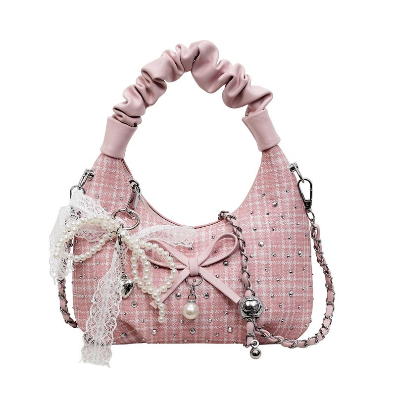 Nicho de diseño textural bolso mujer 2026 nuevo estilo de moda de verano simple bolso de hombro diario bolso brazalete image 9