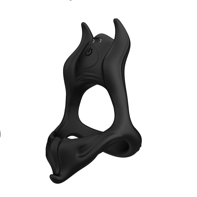 10-Frequency Vibrating Locking Ring with Remote Control, Silicone Cock Ring and Prostate Massager — detail image 13