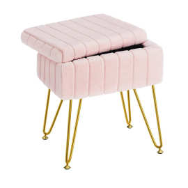 轻奢网红ins风化妆椅梳妆凳创意可储物凳子化妆台美甲梳妆台椅子