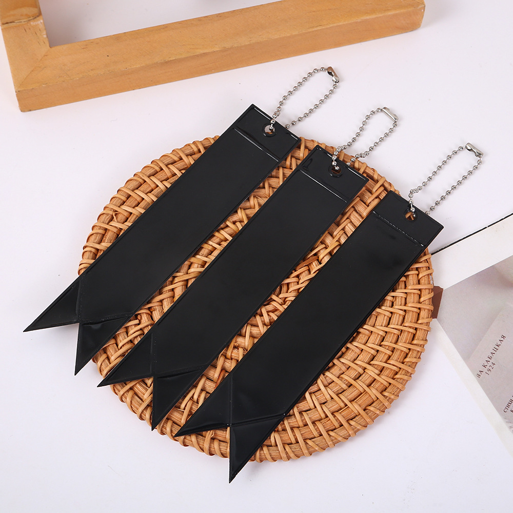 跨境黑色飘带款挂件个性挂饰创意书包链条款钥匙扣挂件现货批发