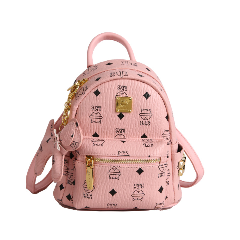 Colgante de cinta rosa oscura
