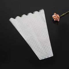 小五星鮮花袋  玫瑰康乃馨乾花多規格透明防水送女友鮮花套袋花店