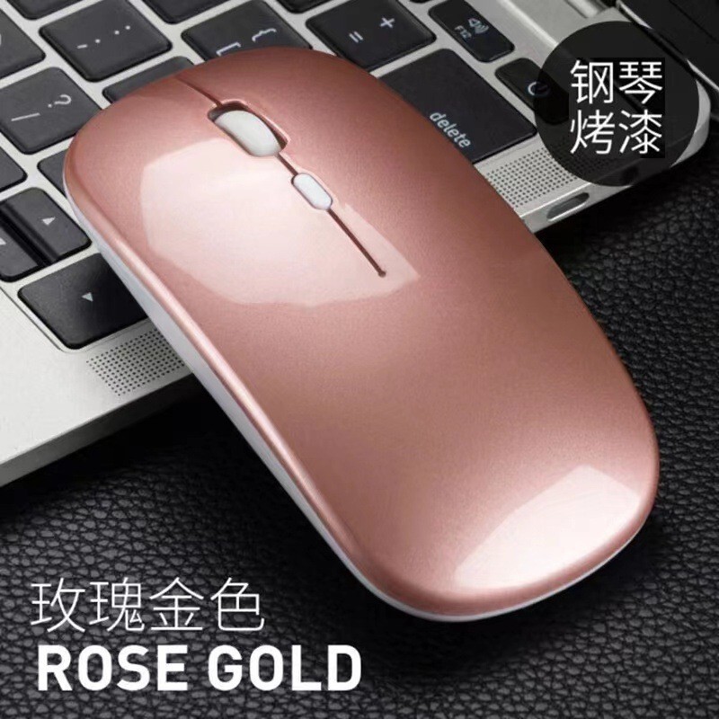 2.4g Wireless Bluetooth Dual-Mode Optical Mouse, Rechargeable Silent Mouse, Office Gaming Luminous Mouse Wholesale