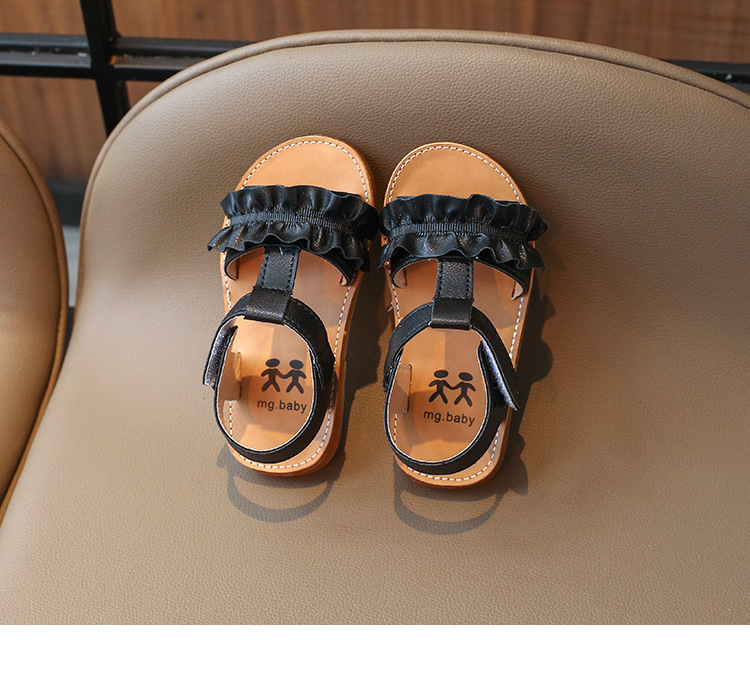 Sandali da ragazza in pizzo dolci e carini per bambini Suola morbida Baby Summer 2024 Nuove scarpe per bambini_voghion.com