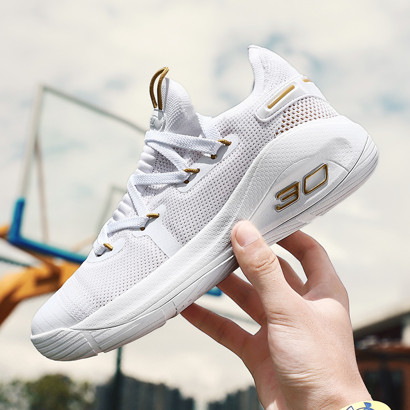 Dropshipping Curry 6 로우탑 실용적인 농구화 수비수 메쉬 통기성 학생 러닝 남성과 여성 미끄럼 방지 및 내마모성