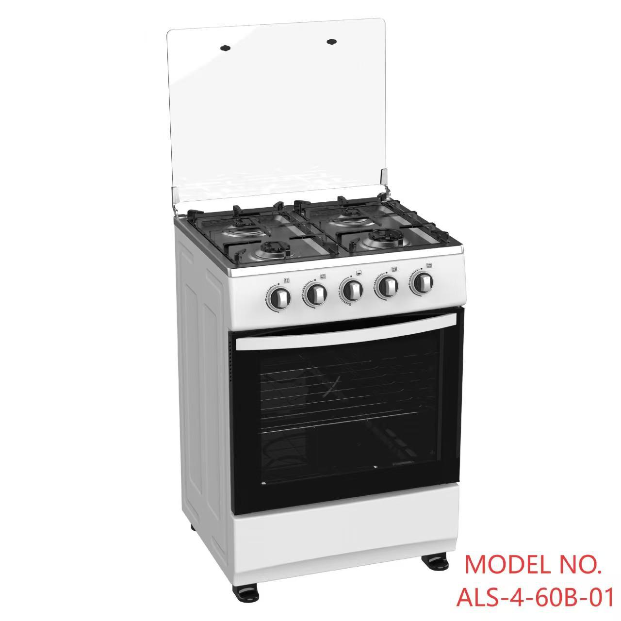 European-Style Export Model with Integrated Four-Burner Gas Stove and Oven, Five-Gas 118L Electric Stove, Manufacturer for Home Use