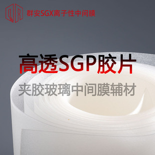 1.52 High Transparency Sgp Film Tempered Ultra-White Laminated Glass Middle Film Auxiliary Material Sgp Film