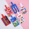 Cartoon card holder PVC, cute luggage luggage tag, wholesale