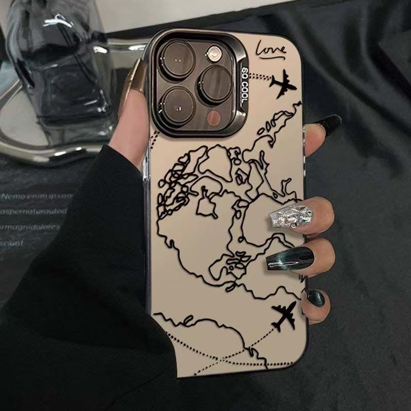 Avión personalizado para iPhone 16 funda para teléfono móvil Apple 15promax/14 nuevo 13pro/12 tendencia 11X