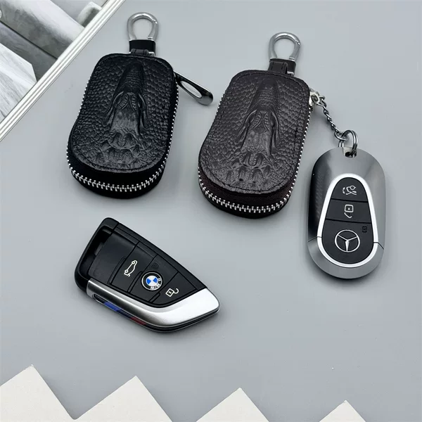 High-Looking Key Bag, Car Key Cover, Crocodile Head, High-End Fashion Pendant, Amazon Hot Product