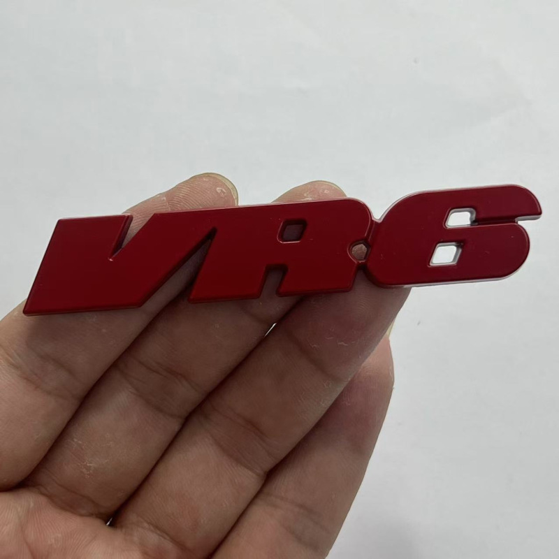 車 Sagitar POLO Magotan Golf6 5 VR6 車のロゴ VR6 車のステッカー修正された金属ラベル|undefined