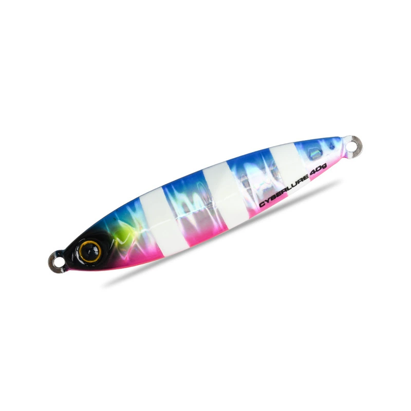 CYBERLURE Tungsten Steel Iron Plate Mackerel Luya Bait Qingdao Sea Fishing Boat Fishing Shore Throwing Mackerel Luminous Iron Plate Bait 112