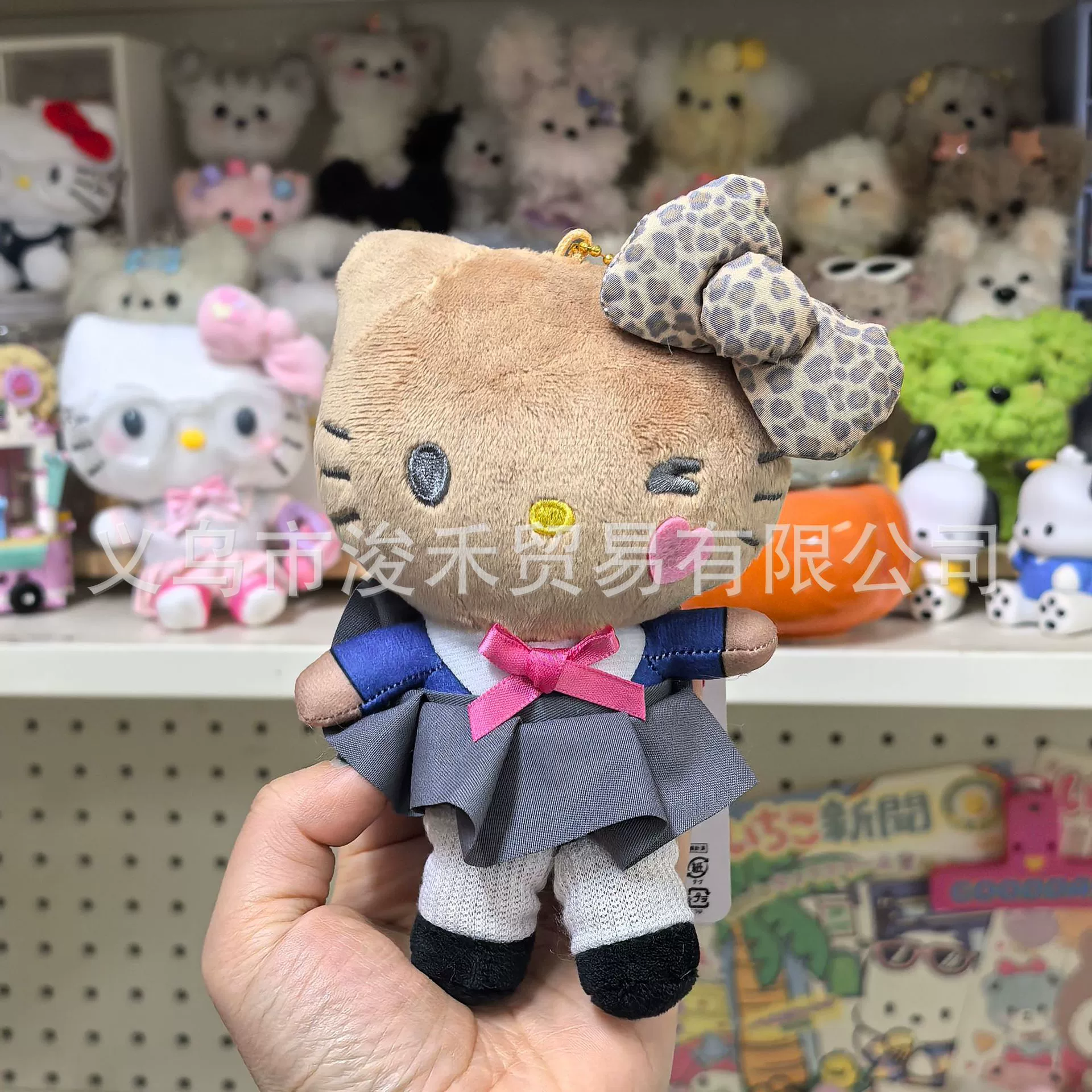 Плюшевая подвеска-брелок для ключей (Hello Kitty) симпатичная кукла, мягкая мини-плюша 10+ вариантов дизайна, подарок 0.038 кг