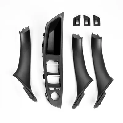 for BMW 5 series car: Armrest, handle, handle - black-seven-piece-set-short-axis-version
