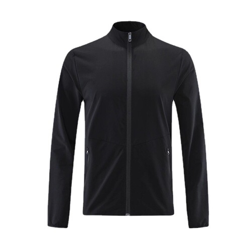 One-piece dropshipping  Spring and Autumn Men's Jacket Sporty Casual Overcoat Stand Collar Open Shirt Running Training Fitnesswear
