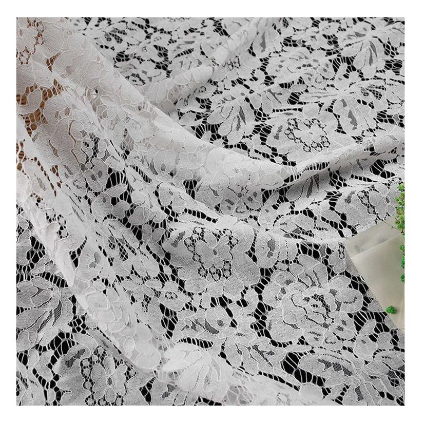Взрывоопасные неэластичные парчовые хлопковые кружевные пряди с цветочным рисунком, элегантная полая Женская кружевная ткань в наличии, многоцветная ткань