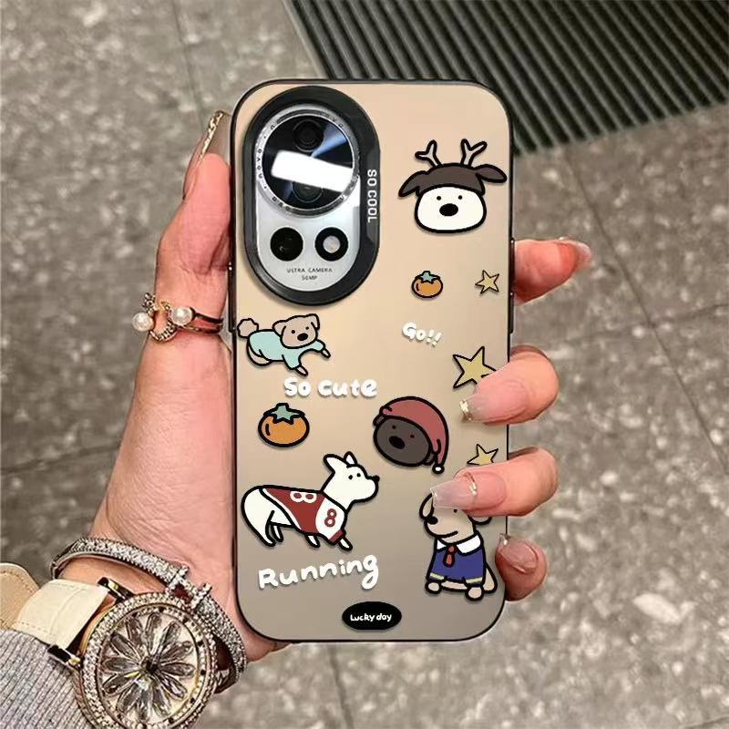 La nueva funda para teléfono móvil es adecuada para la funda para teléfono móvil Huawei mate60pro P70 Personalidad Honor 100 linda nova12/11