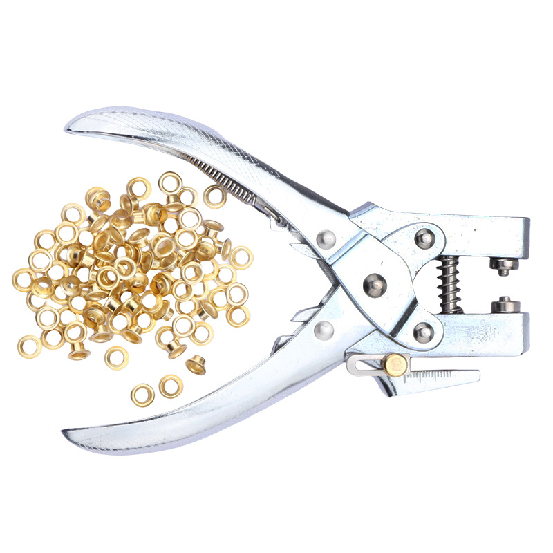 外贸批发重型洞眼钳 打孔钳 压扣二合一 鸡眼气眼安装工具