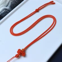 同心结多色项链绳 DIY手工编织本命年红绳吊坠绳可调节批发