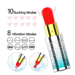 New Portable Lipstick 10 Frequency Silent Strong Shock Removable Head Vibrator Female Masturbation Flirting Tools Fun