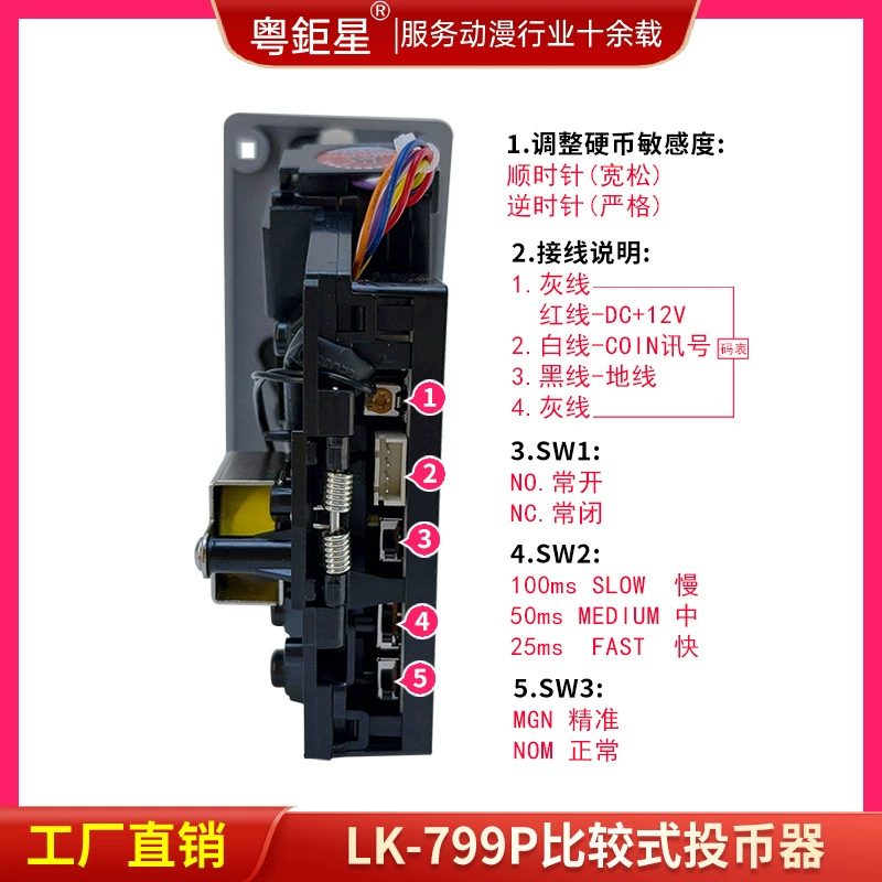 Счётчик монет Likang LK799P, аксессуары для игровой машины-куклы, производитель