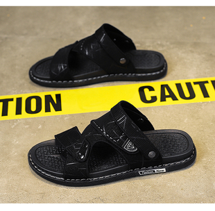 Vietnamese Slippers for Men's Summer Outer Wear, Non-Slip, Anti-Odor, Wear-Resistant, Work and Driving Dual-Use Outdoor Beach Sandals