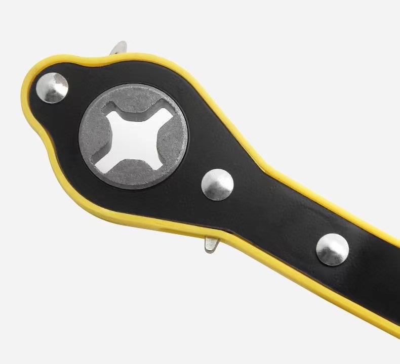 Available for delivery in Xinjiang - Car-mounted 0kg top-efficiency wrench, labor-saving ratchet handle, conversion tool for car repairs, cross-type