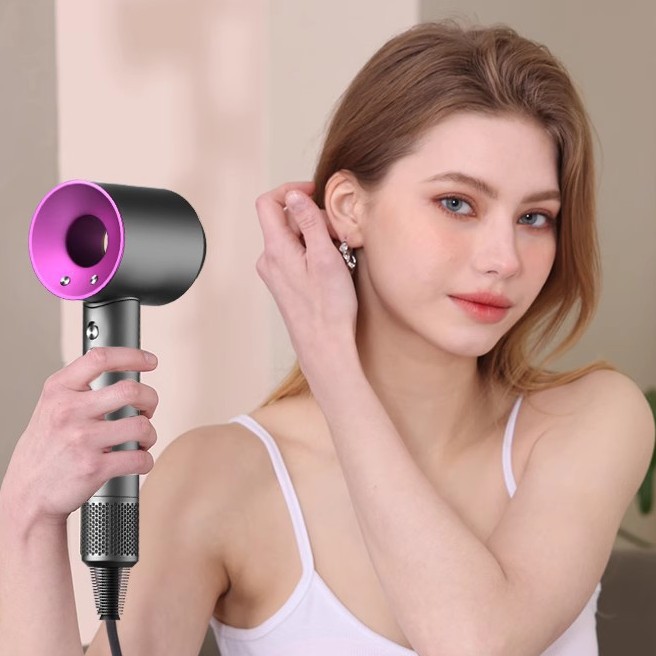 Secador de Pelo de Alta Velocidad Enchufe US/EU/UK de Plástico ABS con Iones Negativos