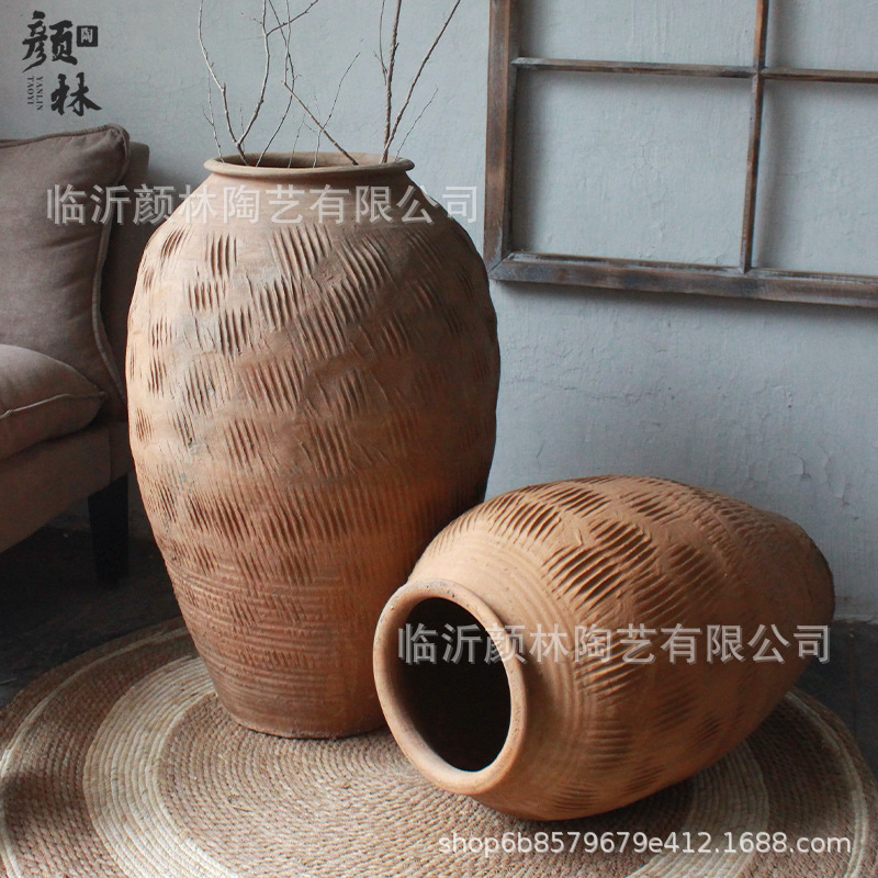 Yanlin botella de cerámica antigua de tierra vasijas de cerámica china vasijas de cerámica gruesa vasijas de cerámica gran vasijas de cerámica vasijas de cerámica popular