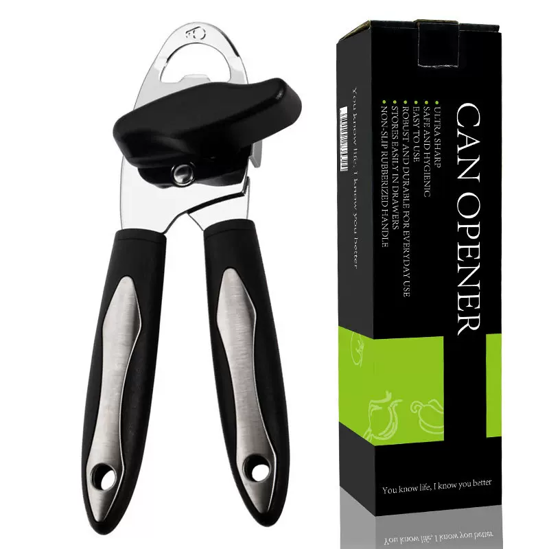 多功能罐头刀黑色淡奶开罐器起子简易啤酒铁皮开瓶器厨房工具神器