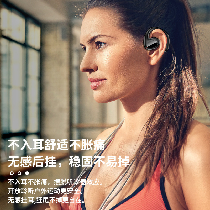 D20 non-in-ear bone conduction TWS ultra-long battery on-ear wireless Bluetooth headset business sports headset