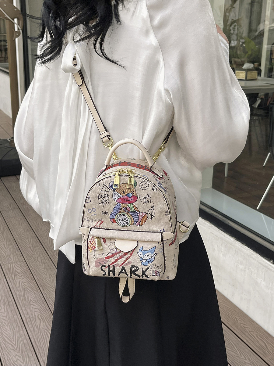 Mochila casual retro para mujer, ligera, versátil, ideal para viajes y uso diario