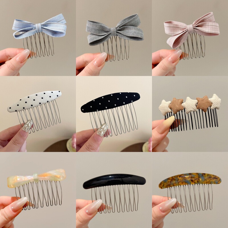 2026 New Bow Hair Comb, Anti-Slip Bangs Hair Clip, Fashionable High Crown Side Hair Clip, Hair Accessory 2026 New Bow Hair Comb, Anti-Slip Bangs Hair Clip, Fashionable High Crown Side Hair Clip, Hair Accessory