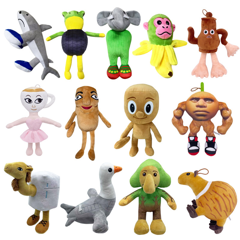 Hot Selling Tungtungsahur and Tralalo Shark Mountain and Sea Classic Plush Toy [Ready Stock] Italy